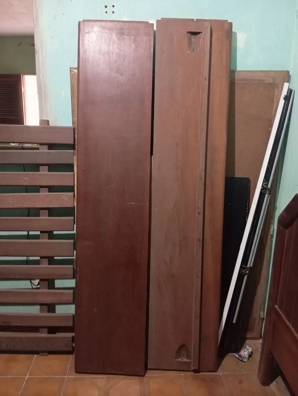 Cama rústica madeira maciça  - Foto 3
