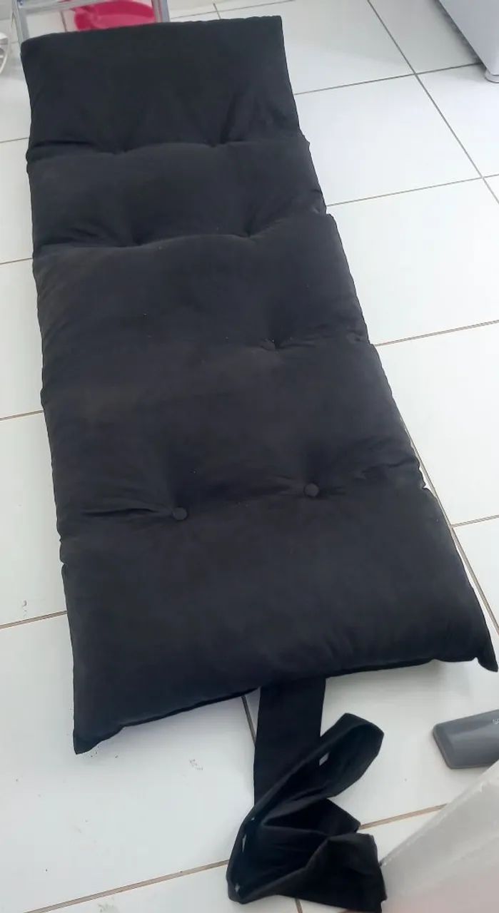 Colchonete Futon Solteiro Dobrável - Foto 2