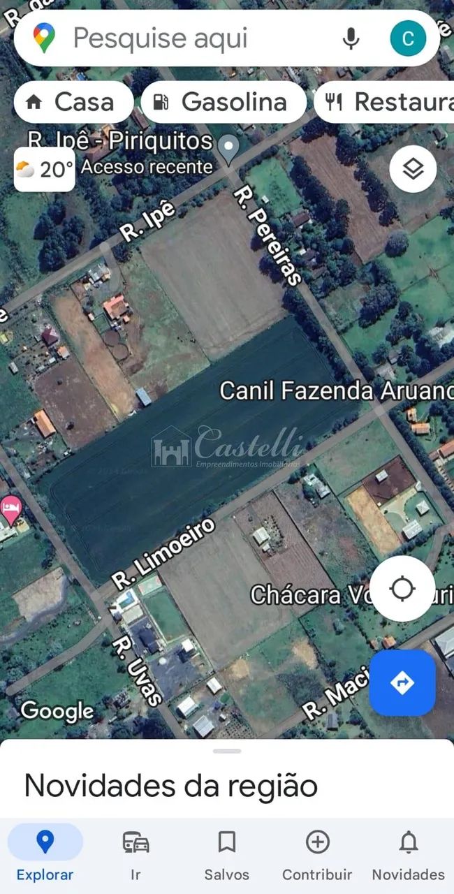 Terreno à venda, Chapada, PONTA GROSSA - PR