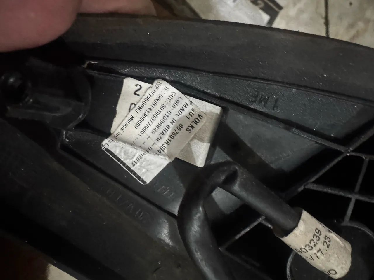 Retrovisor do Gol G5 elétrico - Foto 4