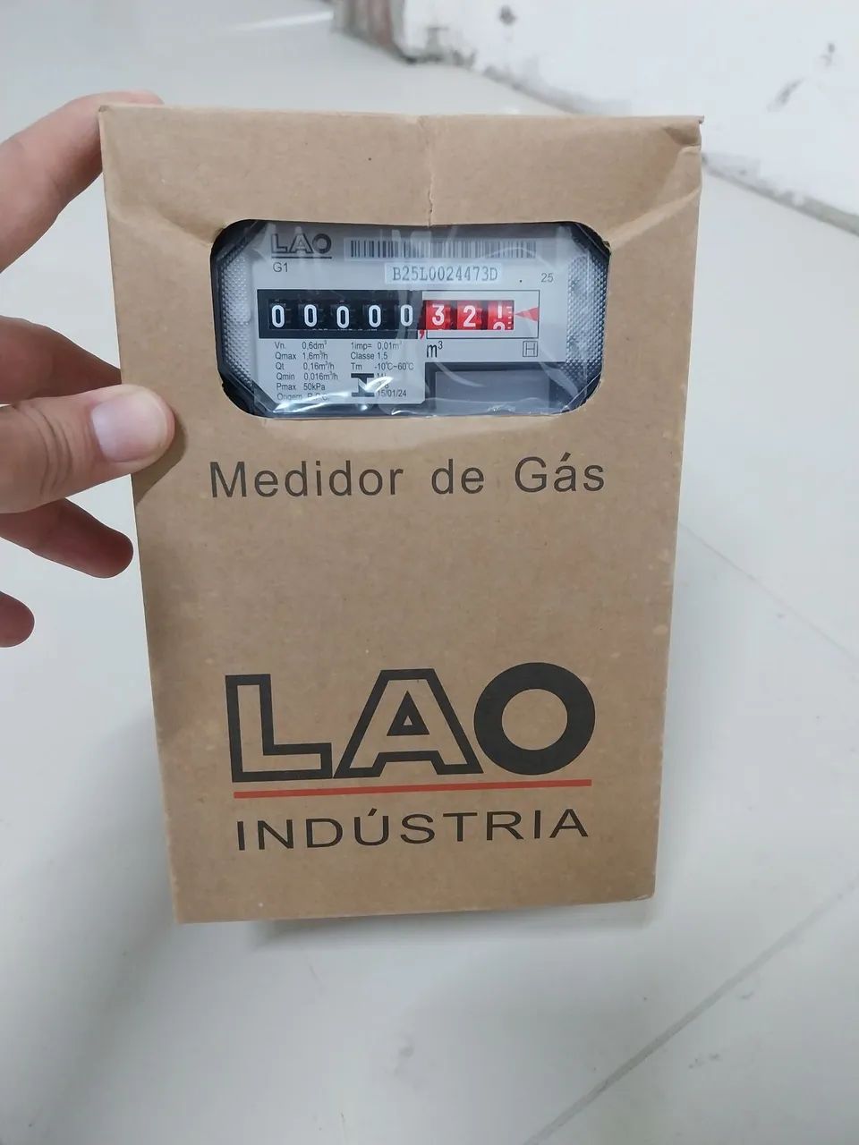 Medidor de gás 