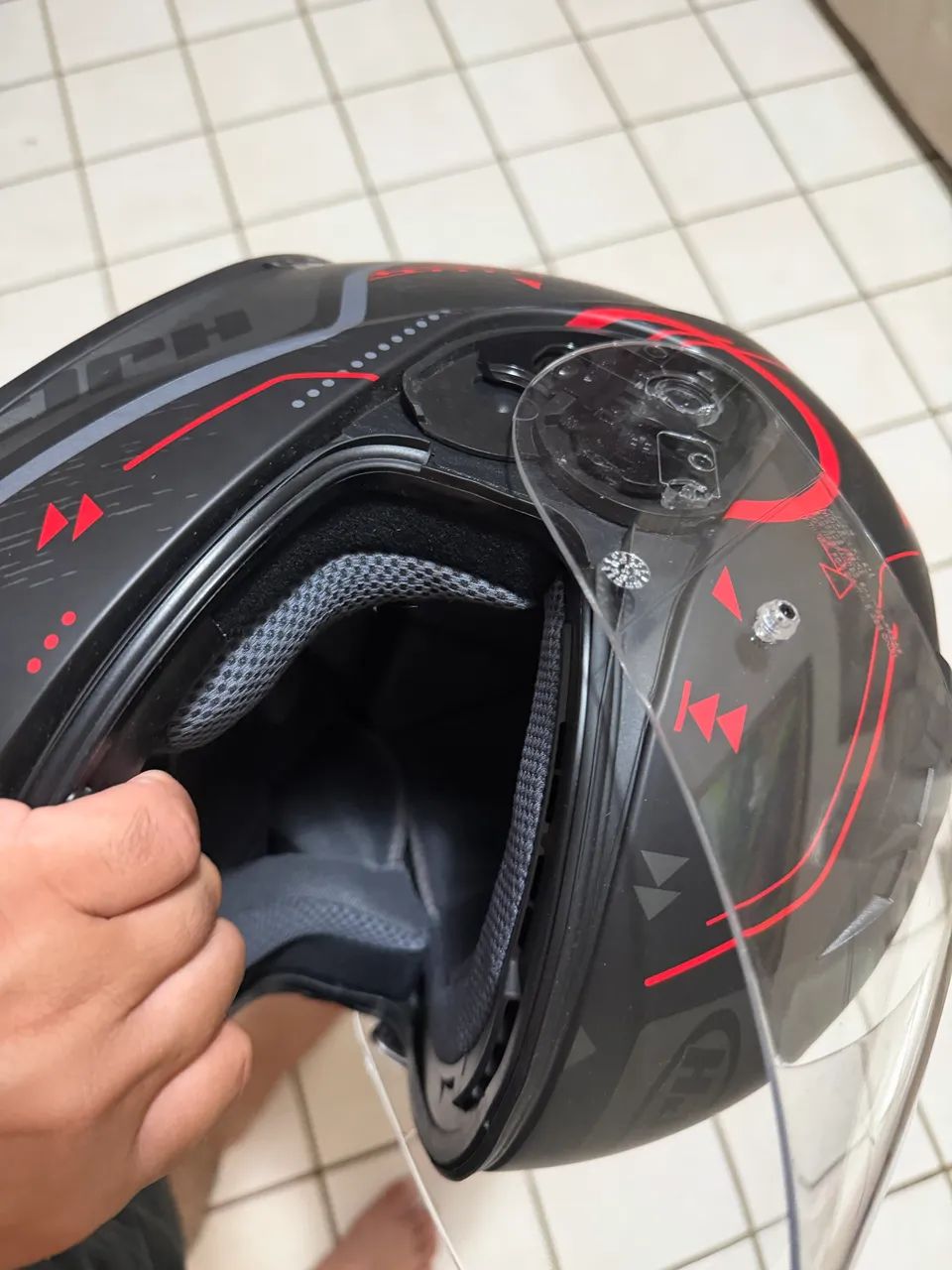 Capacete HJC (Extra) - Foto 5