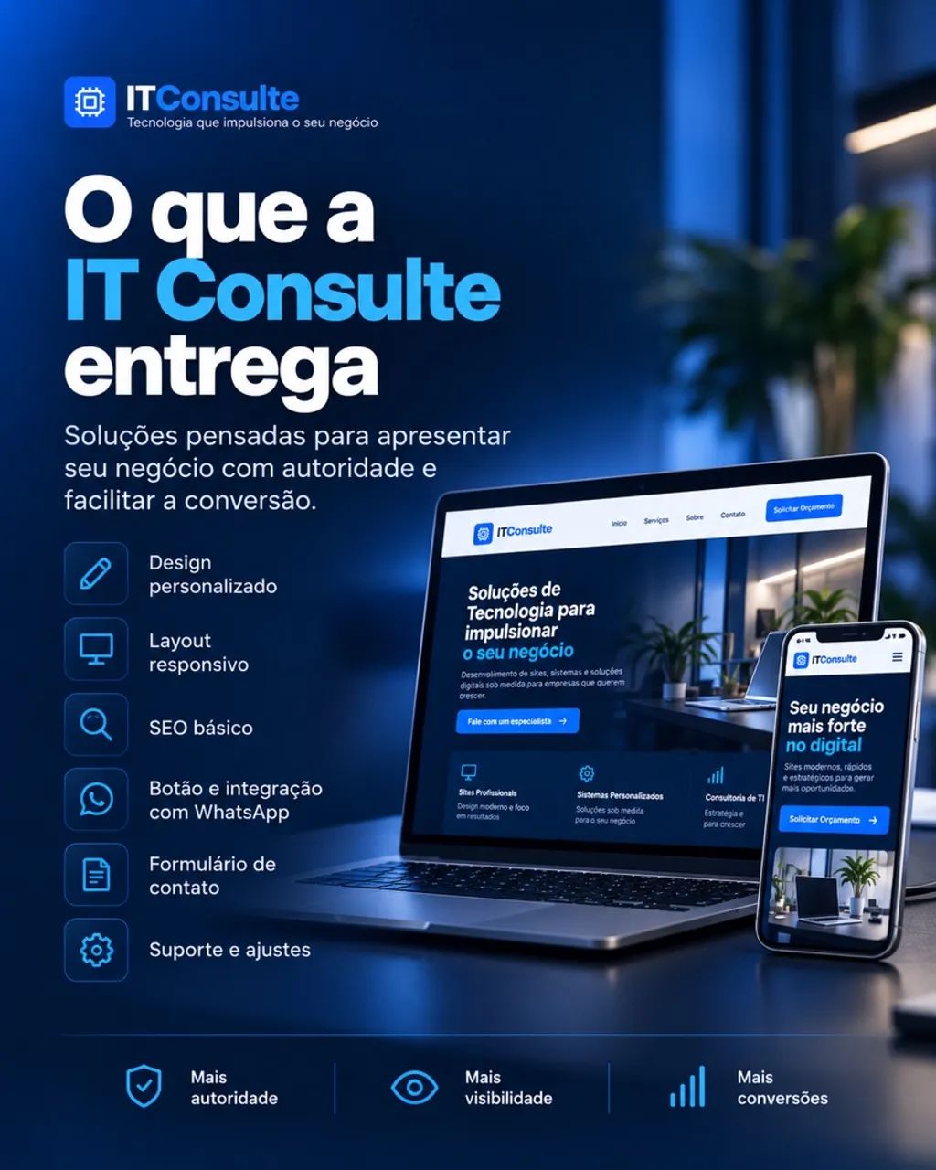 Criação de Sites Profissionais | IT Consulte - Foto 4