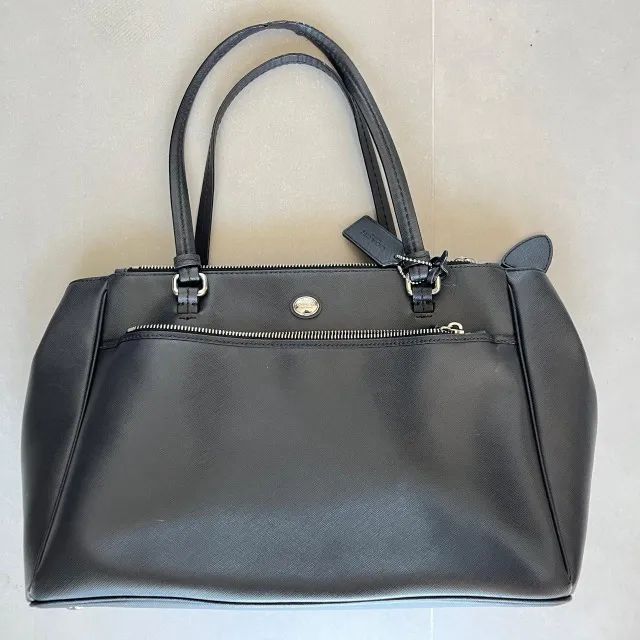 Bolsa preta coach grande