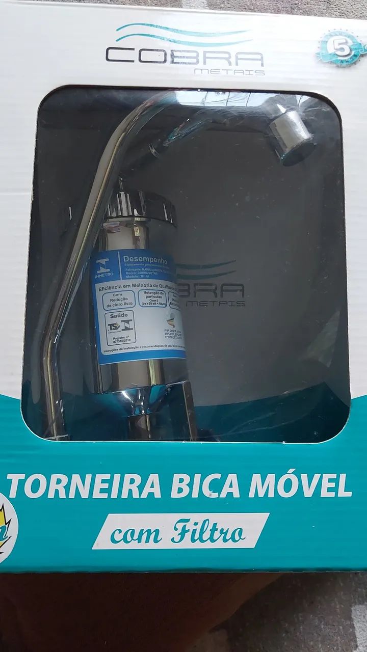 Torneira bica móvel 