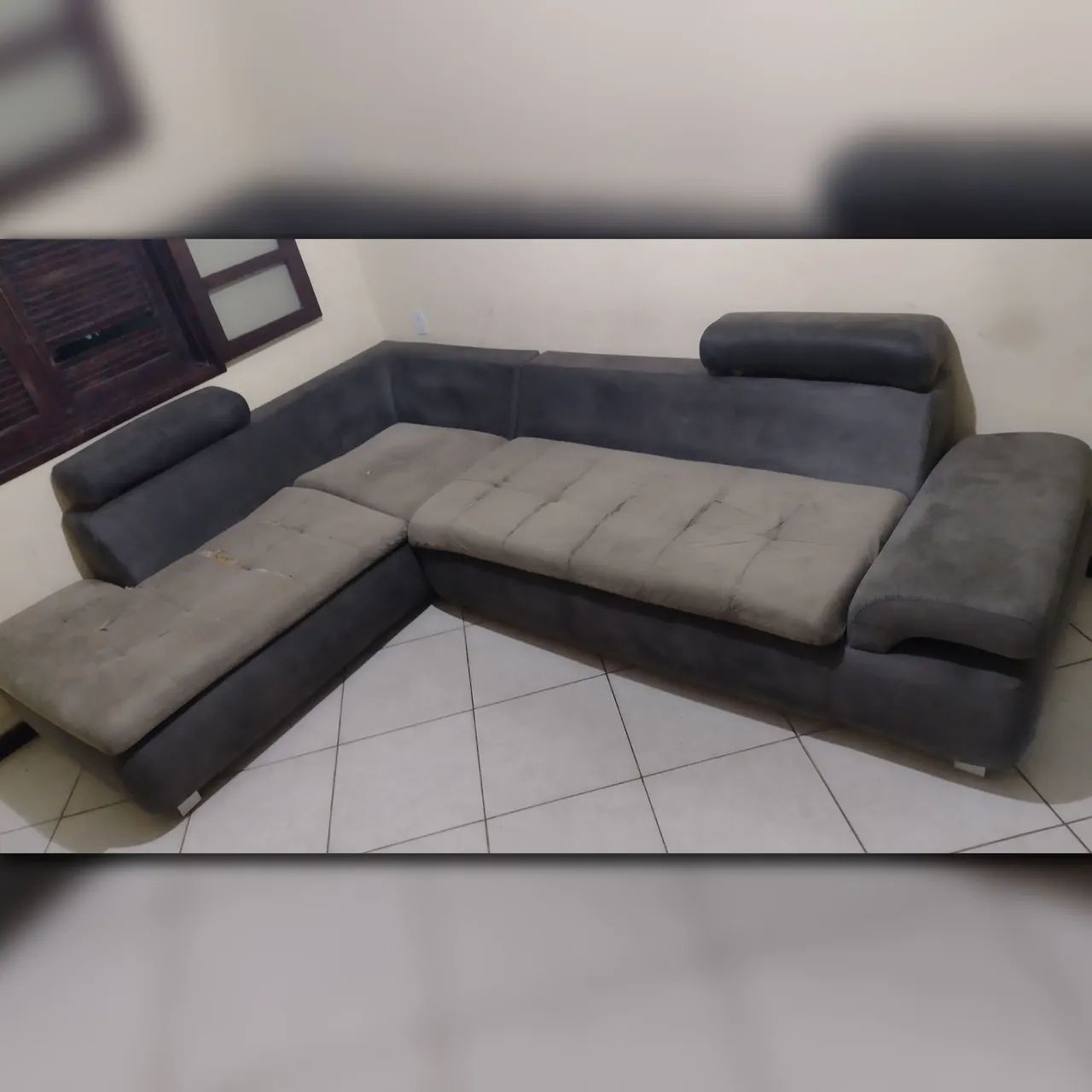 Sofá De Canto Modular Grande