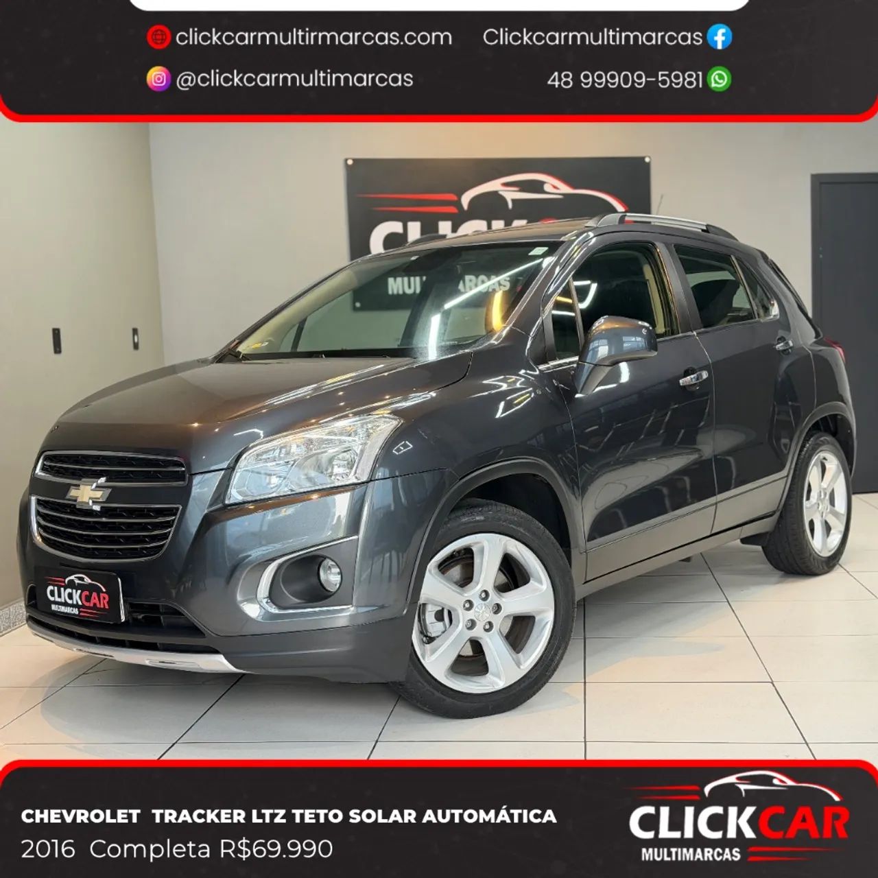 Chevrolet Tracker LTZ 1.8 16V Flex 4X2 Aut. 2016 - Foto 5