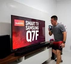 Tv Smart Samsung 65 Polegadas QLed Ultra HD 4K - Foto 3
