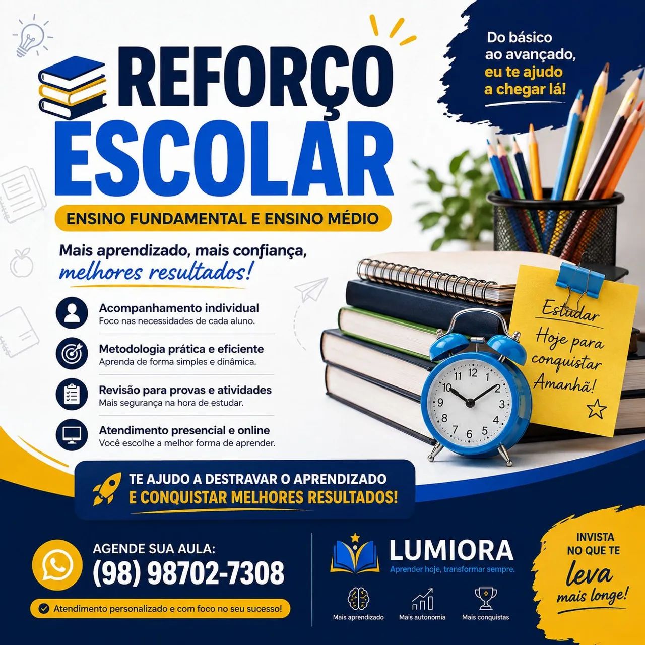 Reforço escolar wander