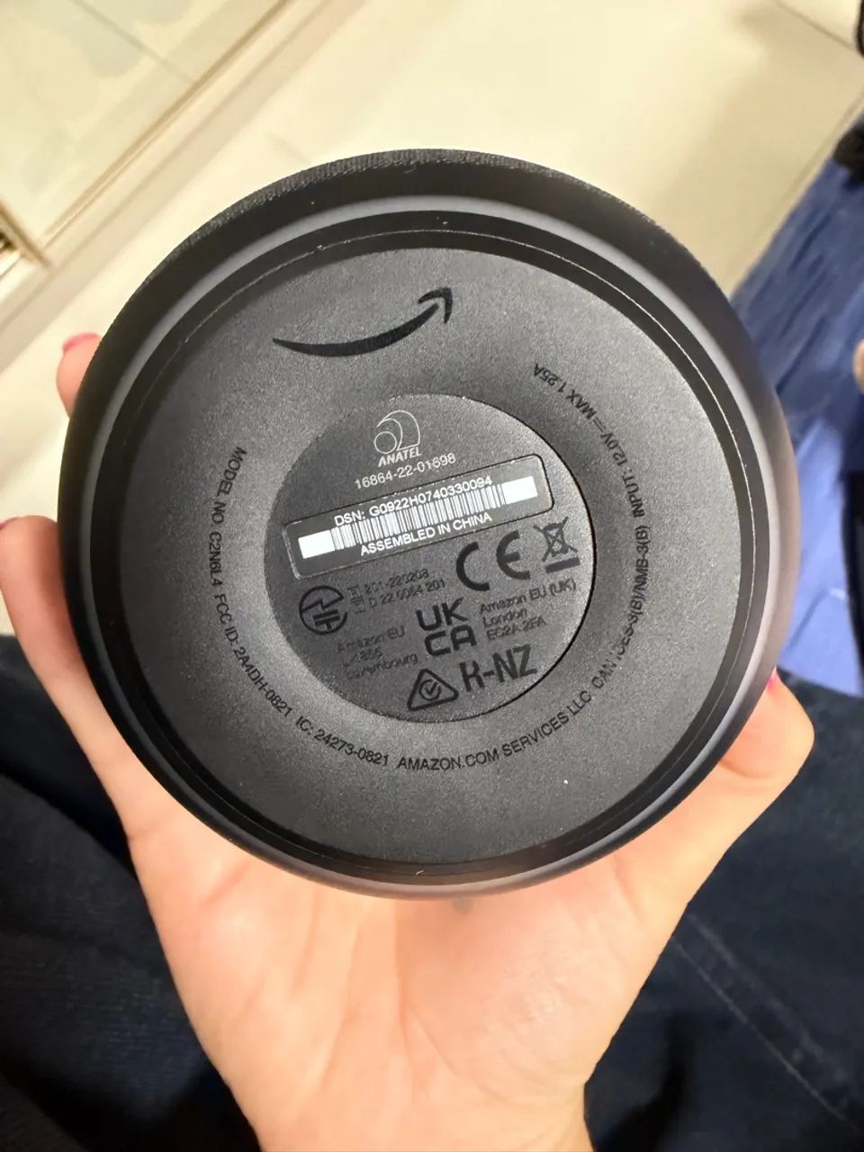 Echo Dot 5ª Geração Alexa Amazon Preta  - Foto 2