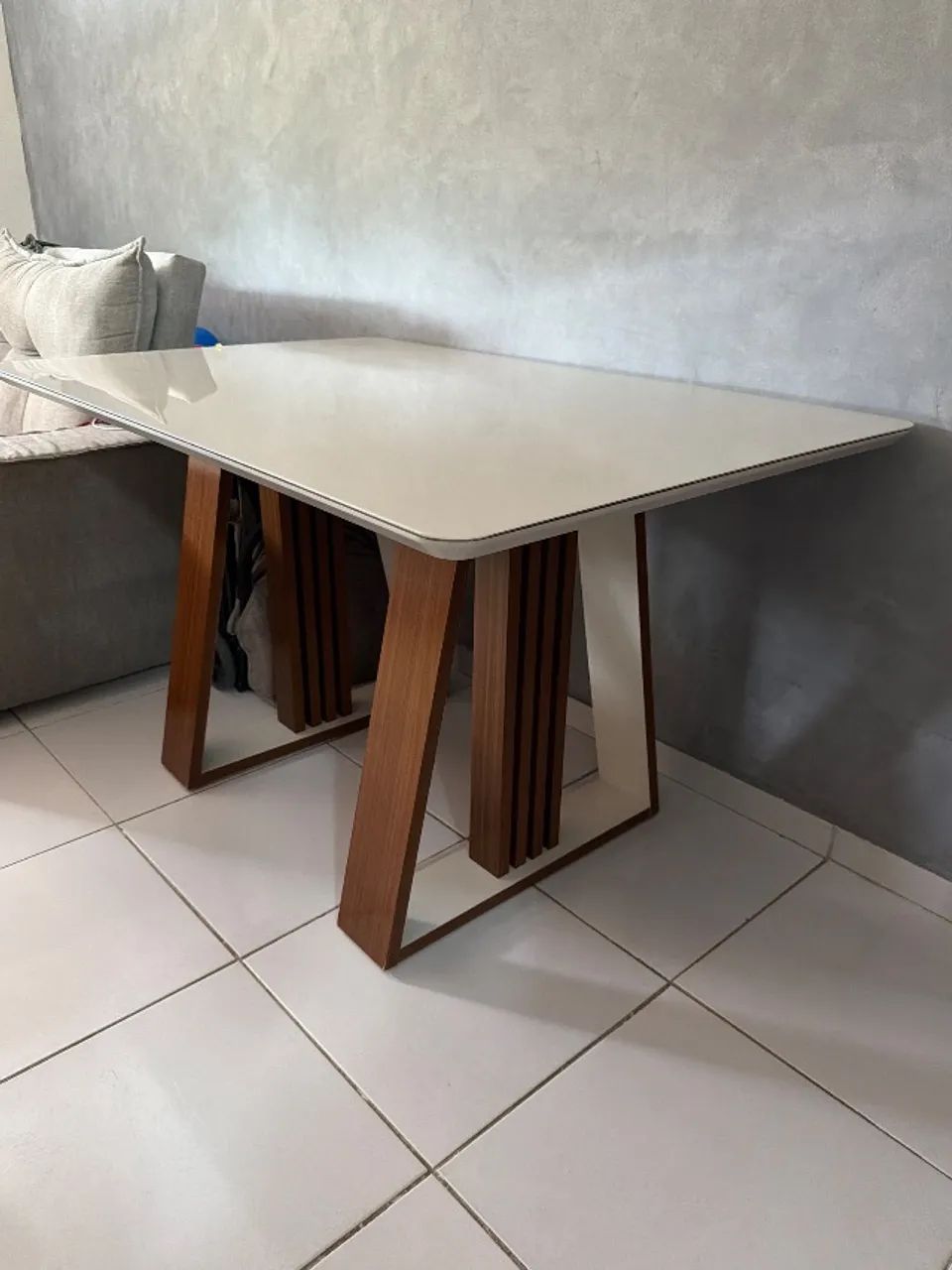 Mesa de jantar retangular para 4 cadeiras MDF - Foto 3