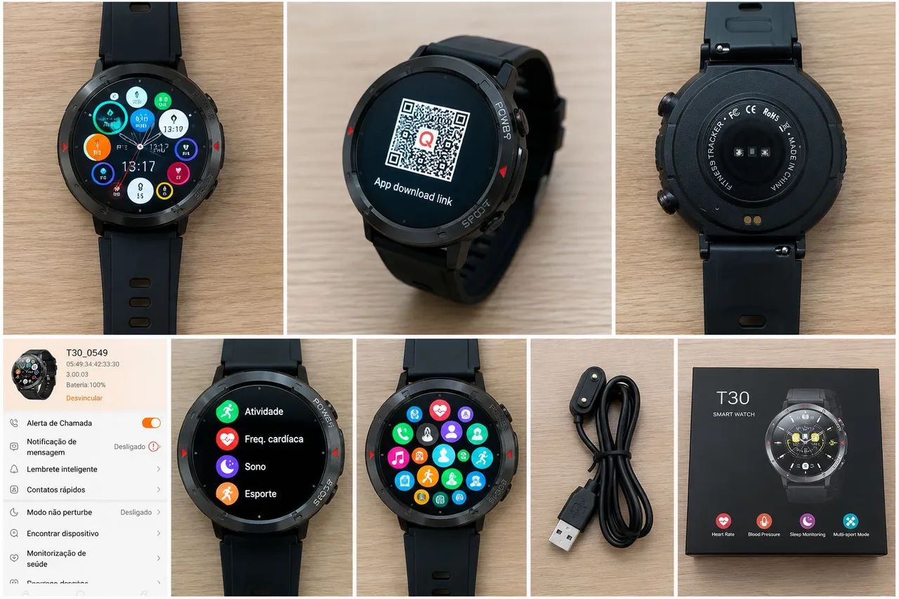 Smartwatch modelo T30_0549
