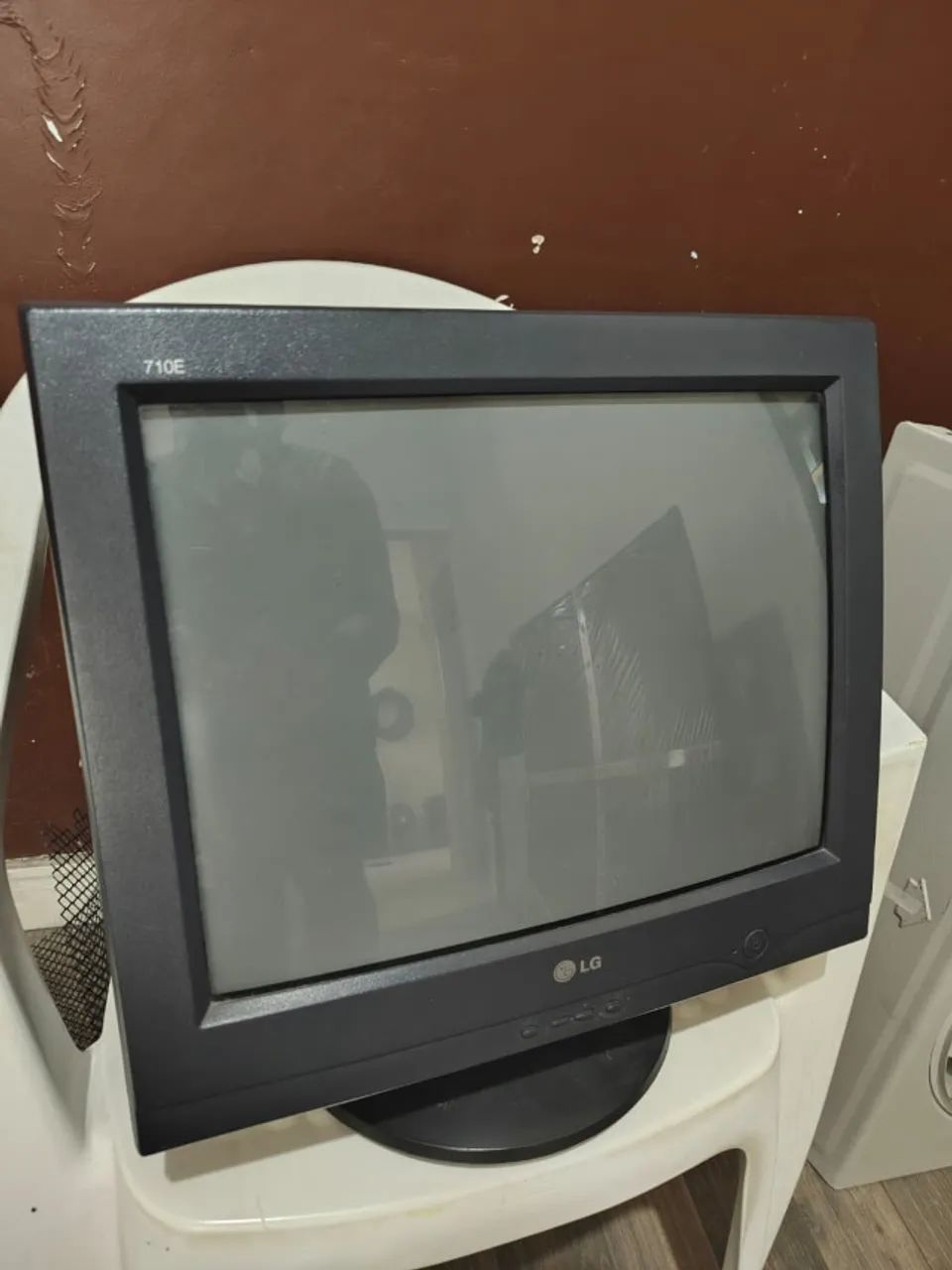 Monitor PC CRT Tubo, LG 710E, 17pol, Videogame - Foto 2