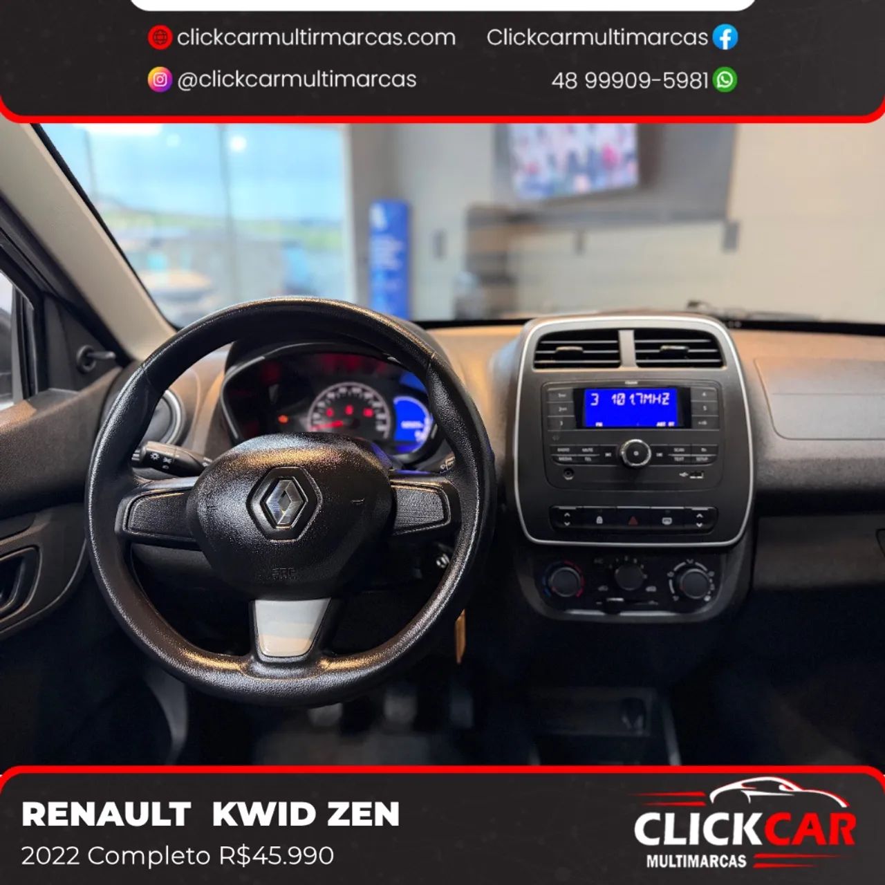 Renault Kwid 1.0 Intense 2022 - Foto 2
