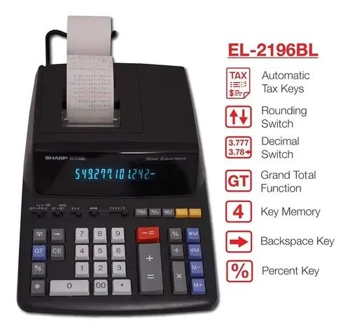 Calculadora Sharp El 2196BL