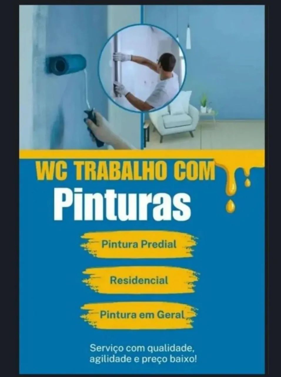 Pintor profissional ótimas referências 