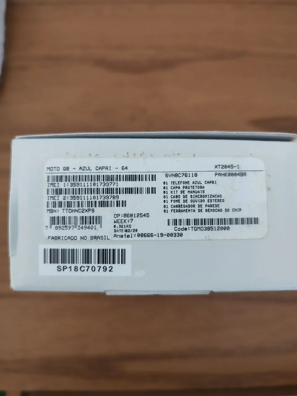 Venda Moto G8 / 64gb - Foto 2