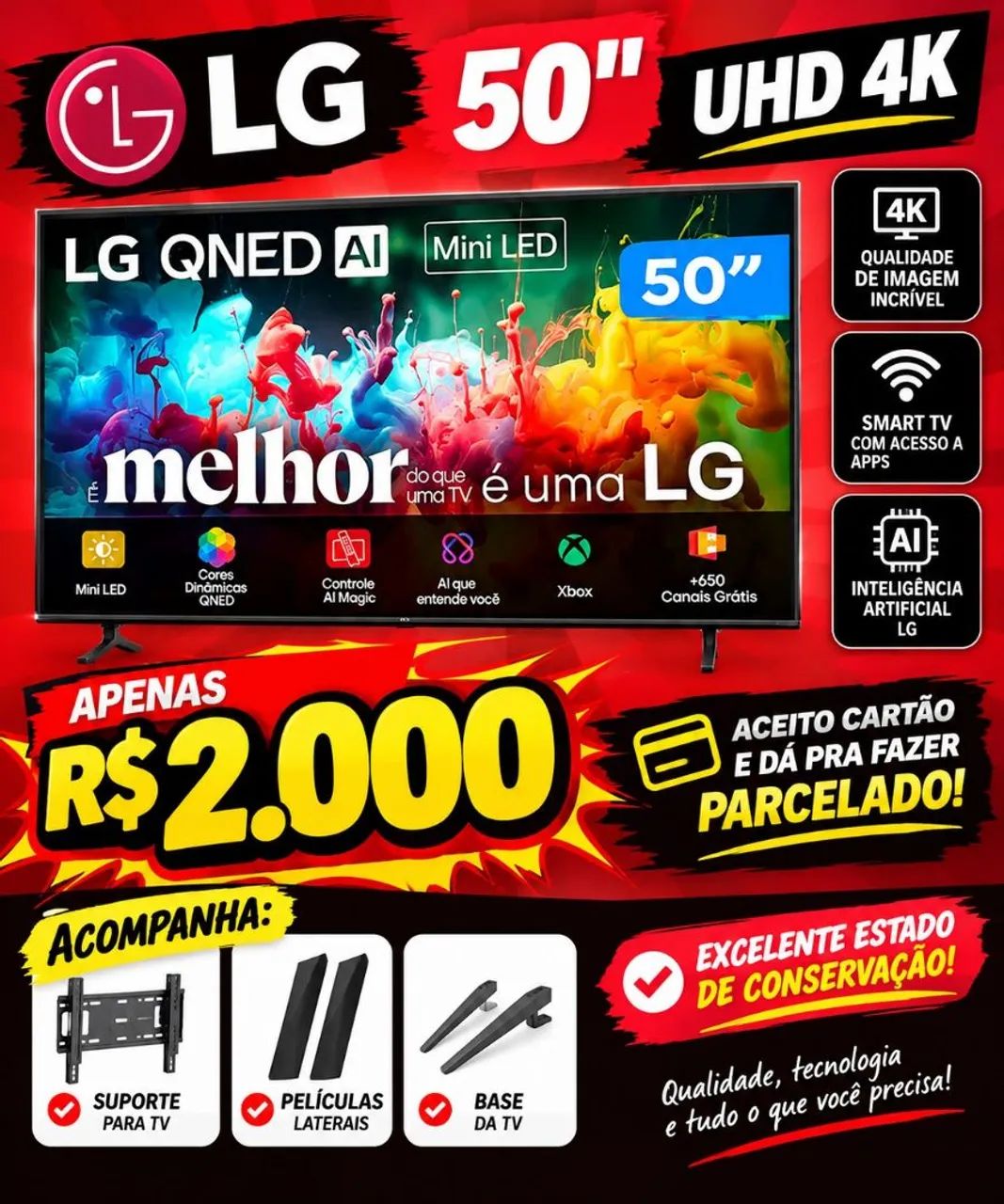 Tv 50" LG