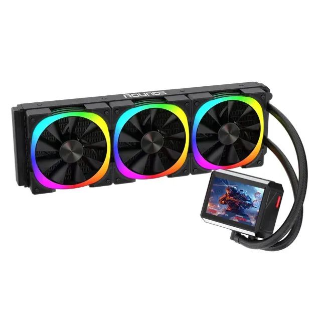 WATER COOLER ROUND 5 NOTUS BLACK LCD 360MM N/NF