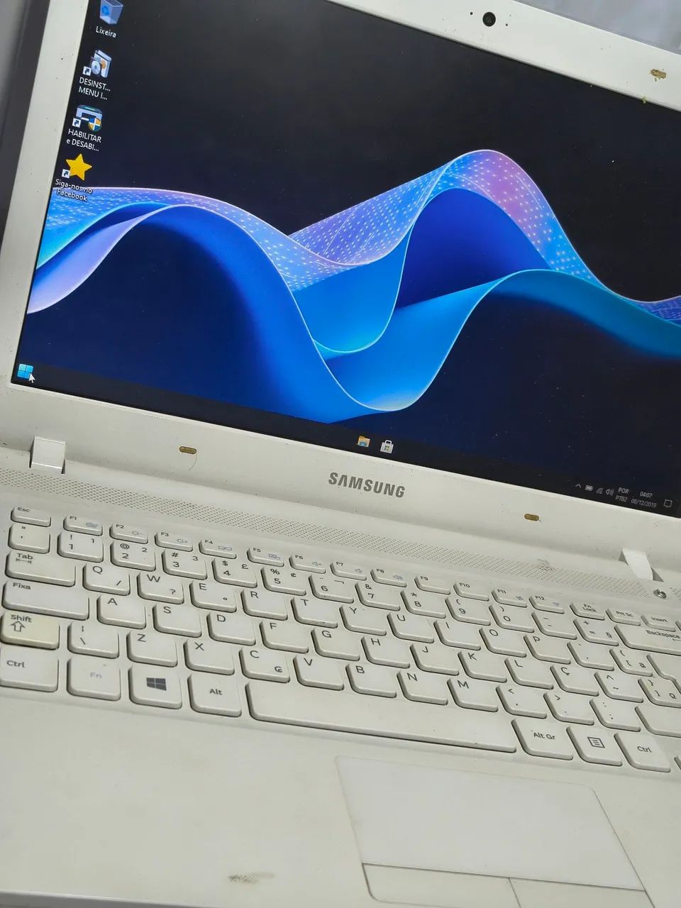 Notebook Samsung branco impecável  - Foto 4