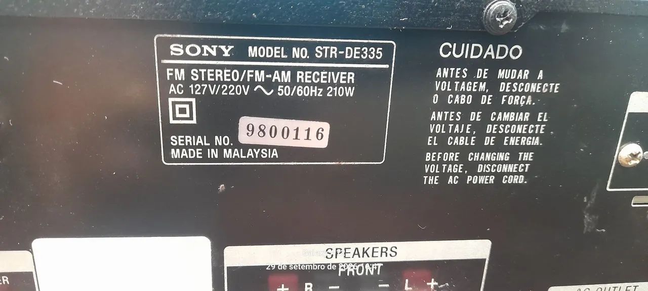 Receiver sony + caixas 0 - Foto 3