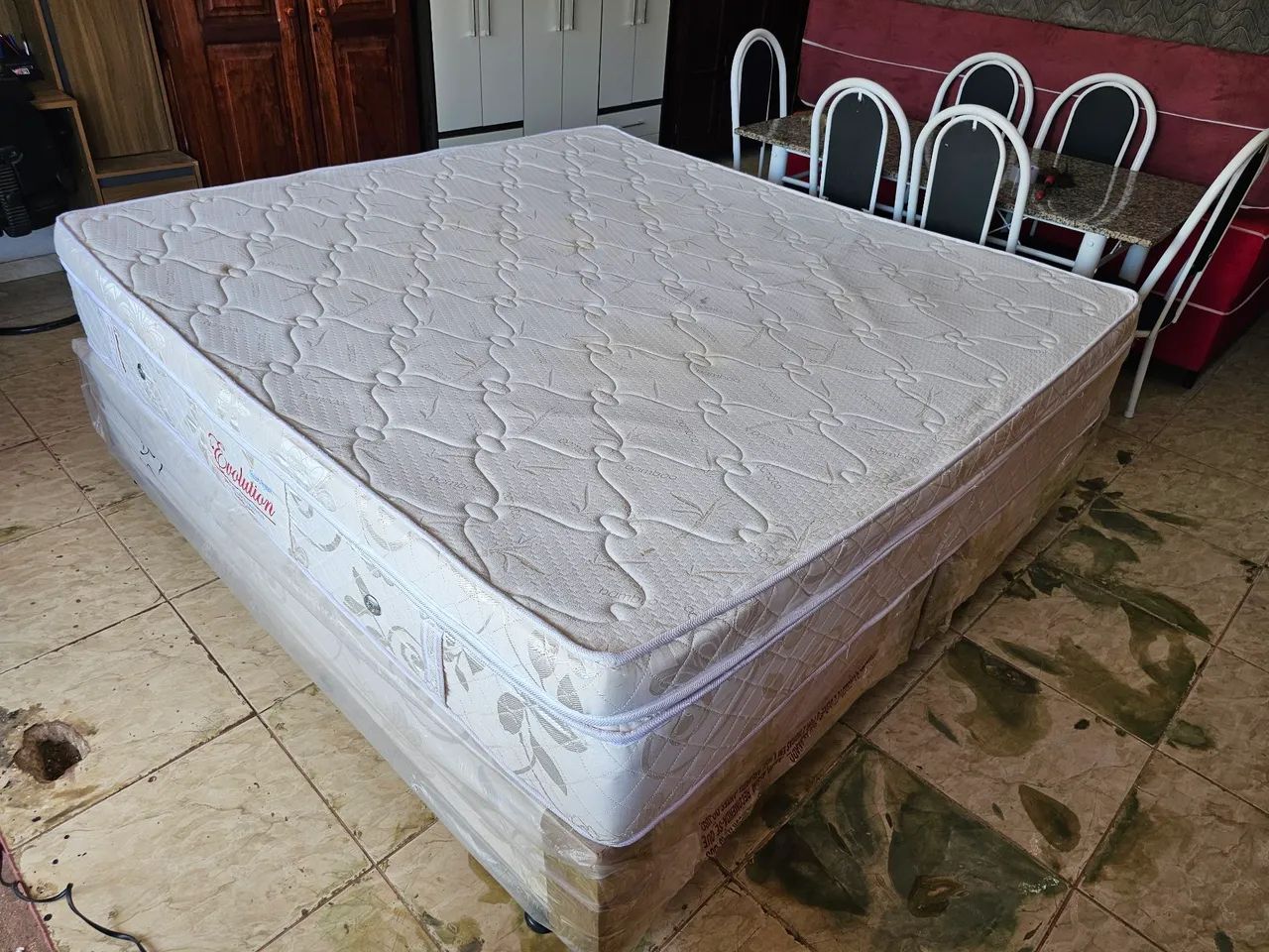 Cama box super king Molas ensacada usada - Foto 4