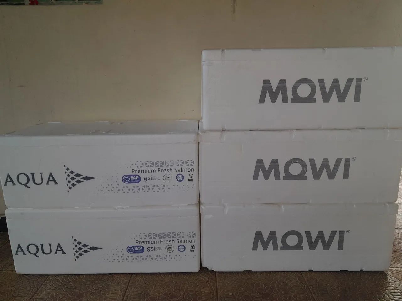 Caixa isopor 