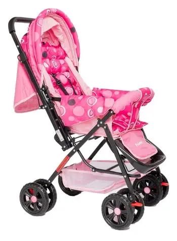 Carrinho bebê rosa  - Foto 2
