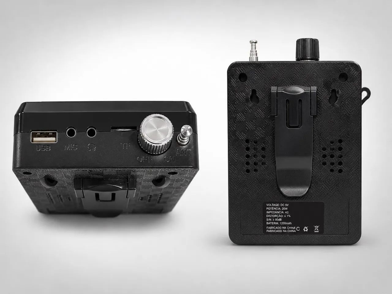 Caixa de Som Amplificada 20W Com Microfone Bluetooth - Foto 4