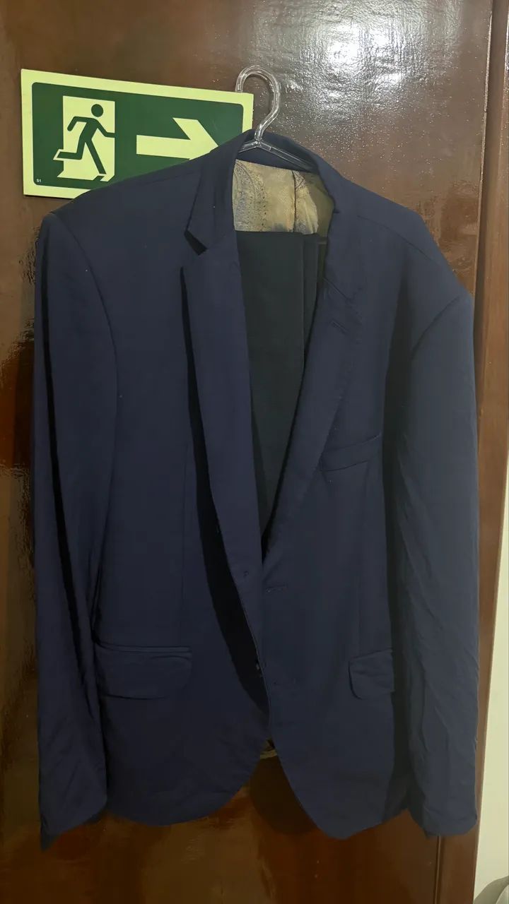 Blazer azul marinho Homen S/A tam 46