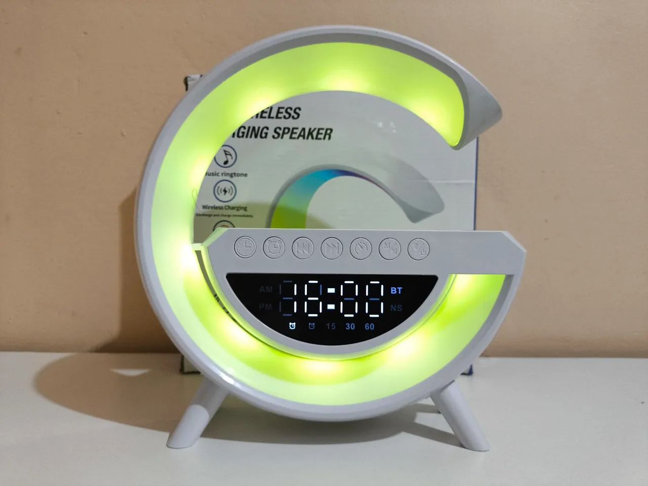 Caixa de Som Bluetooth Com Luminária LED - Foto 3