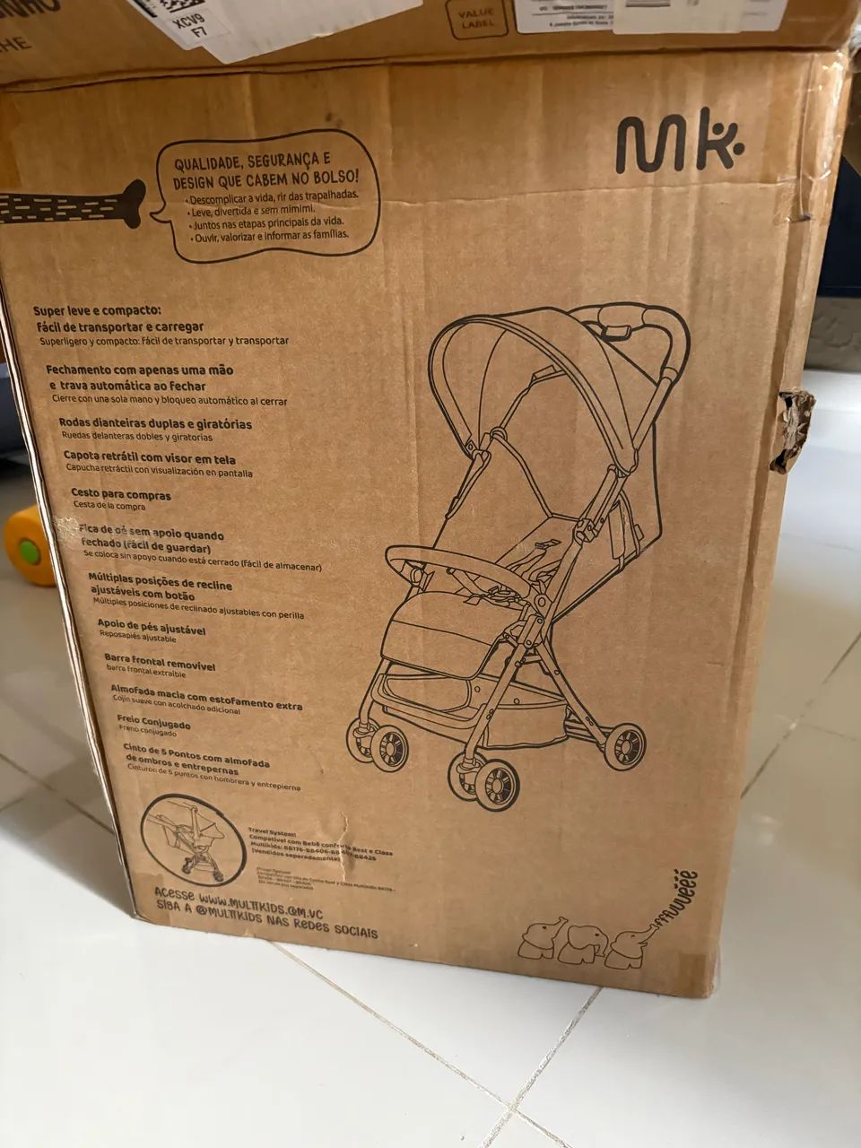 Carrinho de bebê  MK