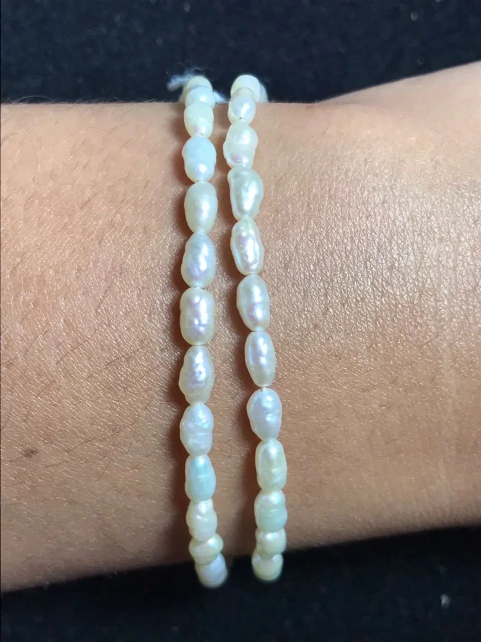 Pulseira de Pérolas Grão de Arroz  - Foto 4