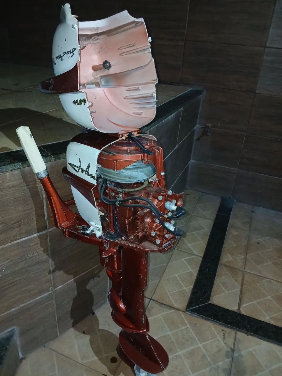 motor de popa antigo - Foto 3