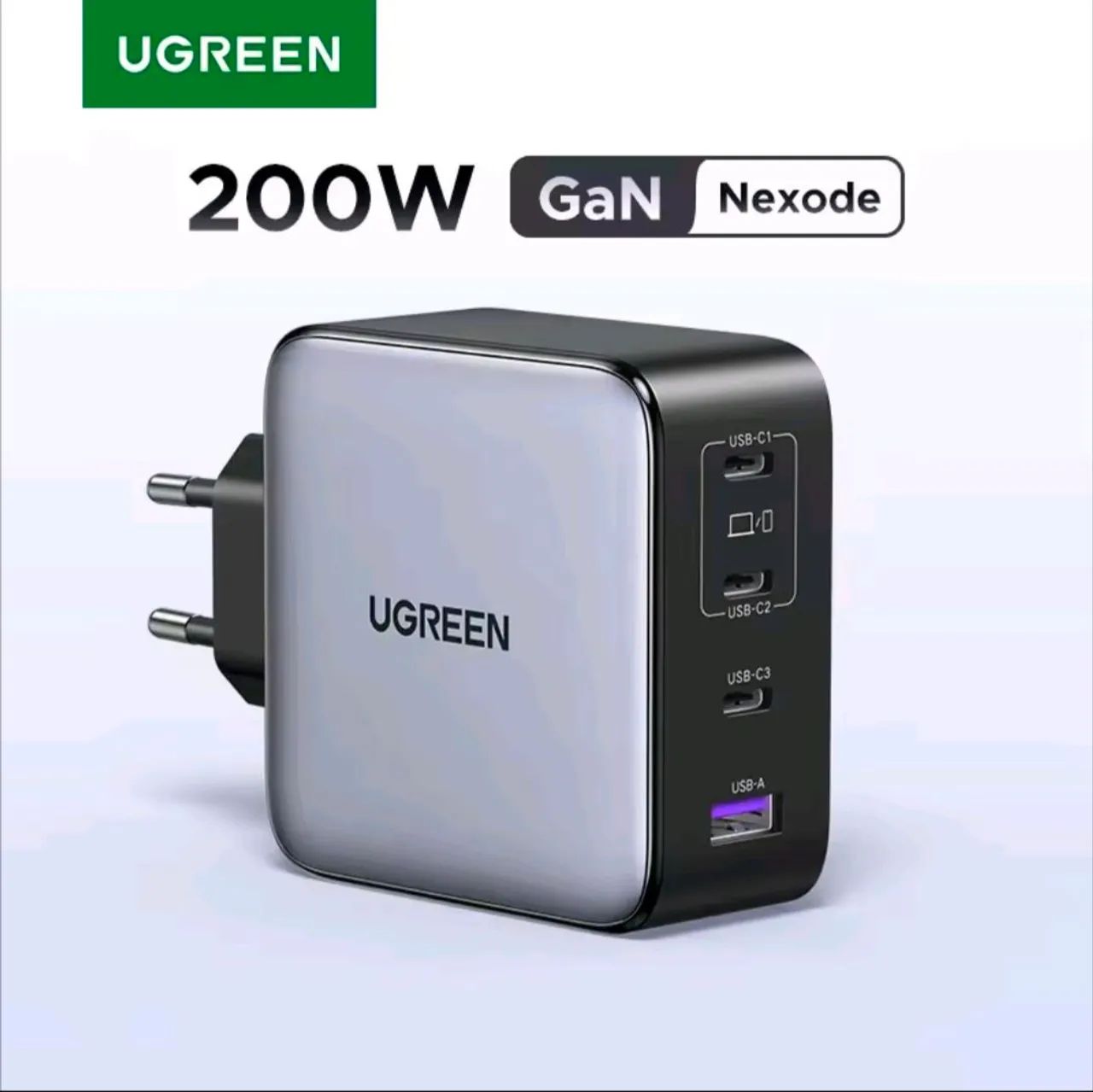 Carregador Ultra Rápido Ugreen 200W 4 portas - Foto 3