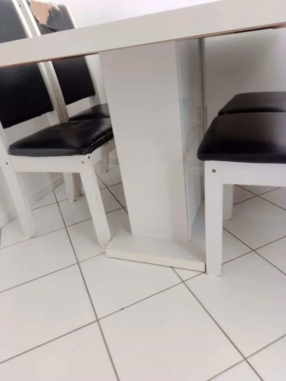 Mesa 4 cadeiras para sala - Foto 2