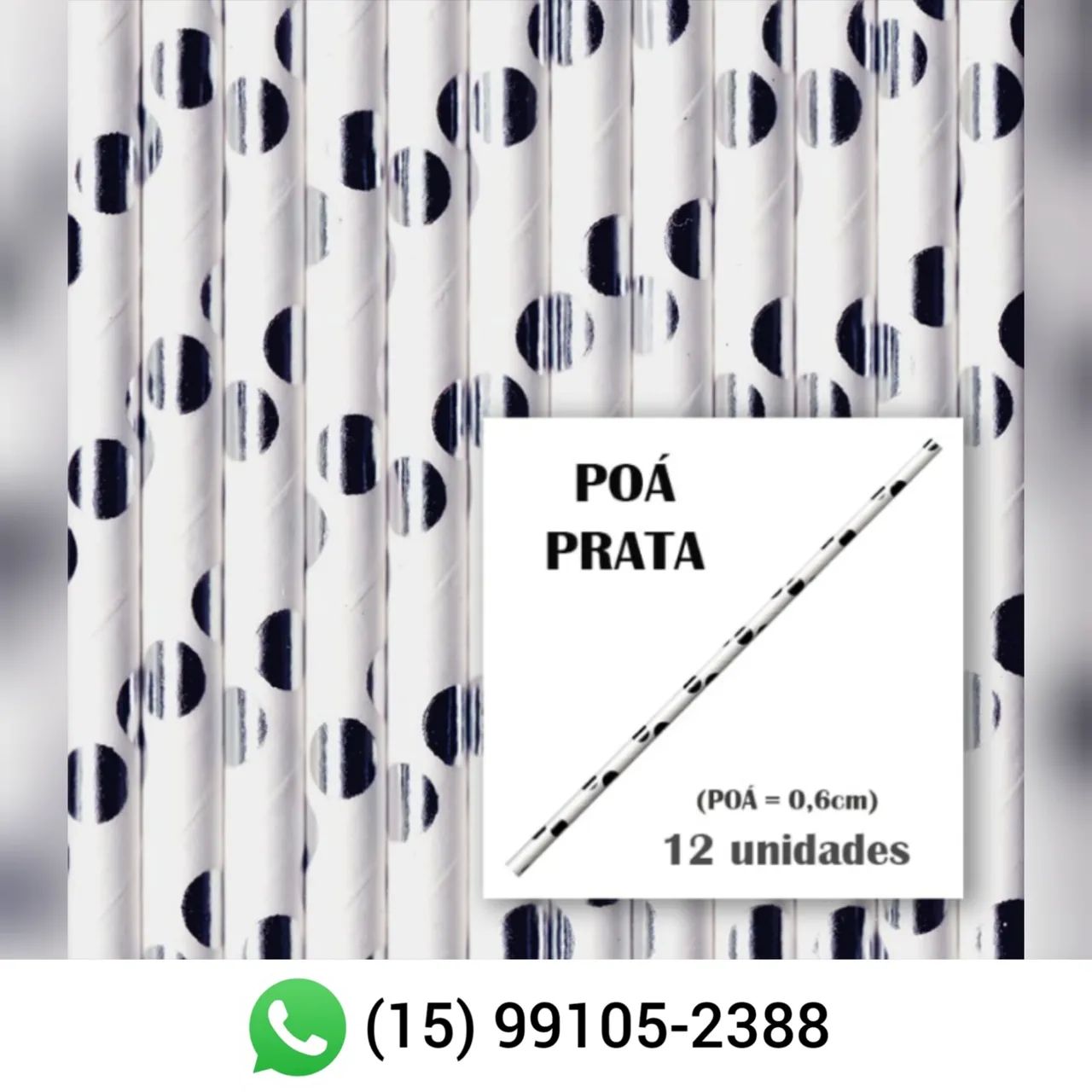 Canudos de papel para topo de bolo  - Foto 5