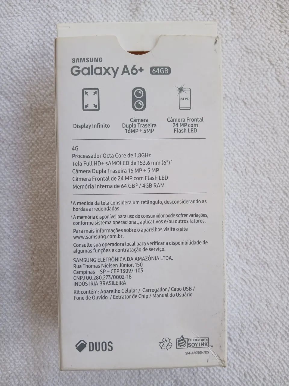 Smartphone Samsung Galaxy A6 Plus 64 Gb - Foto 5