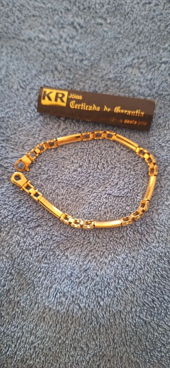 Pulseira de ouro 18k 11,5g - Foto 3