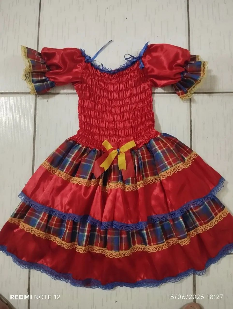 Vestido de quadrilha 