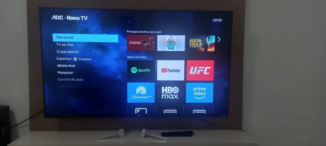 Venda urgente / TV Aoc Smart 50 polegadas e Painel  - Foto 2
