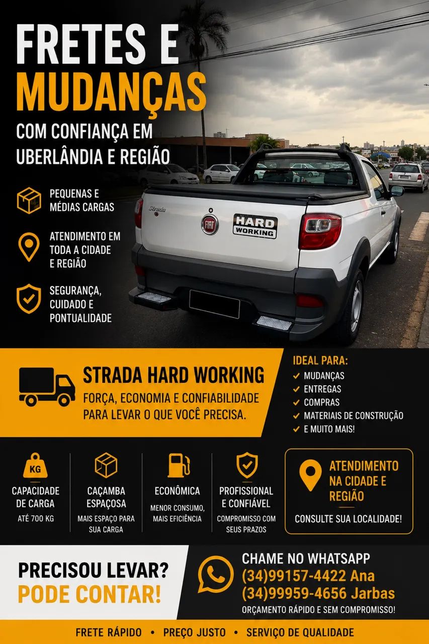 Fretes e Mudanças em Uberlândia e região 