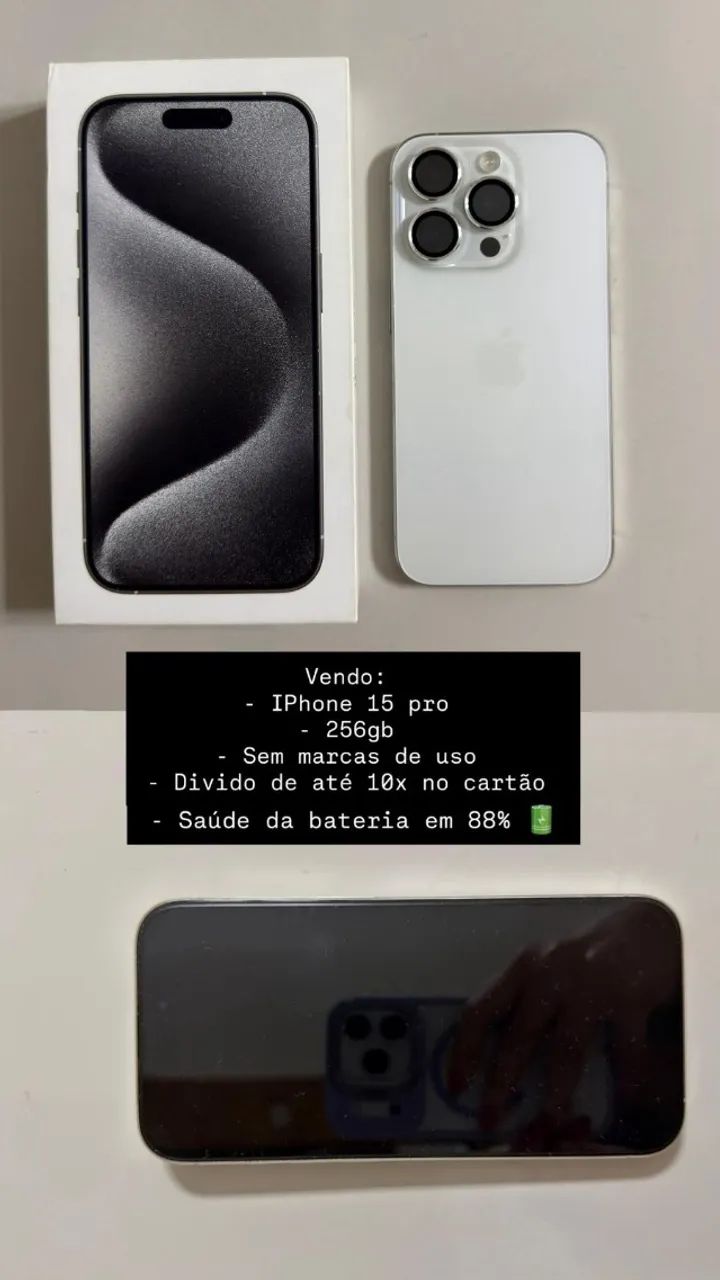 Iphone 15 pro 256 gb - Celulares e Smartphones - Grama, Juiz de