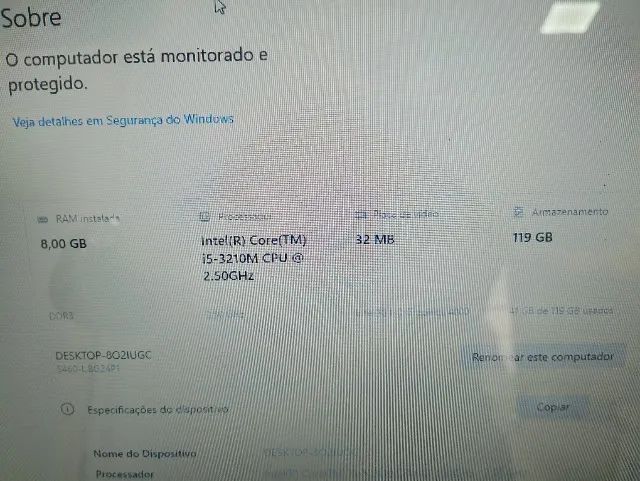 Notebook LG I 5 , 120GB ssd, 8GB ram - Foto 2