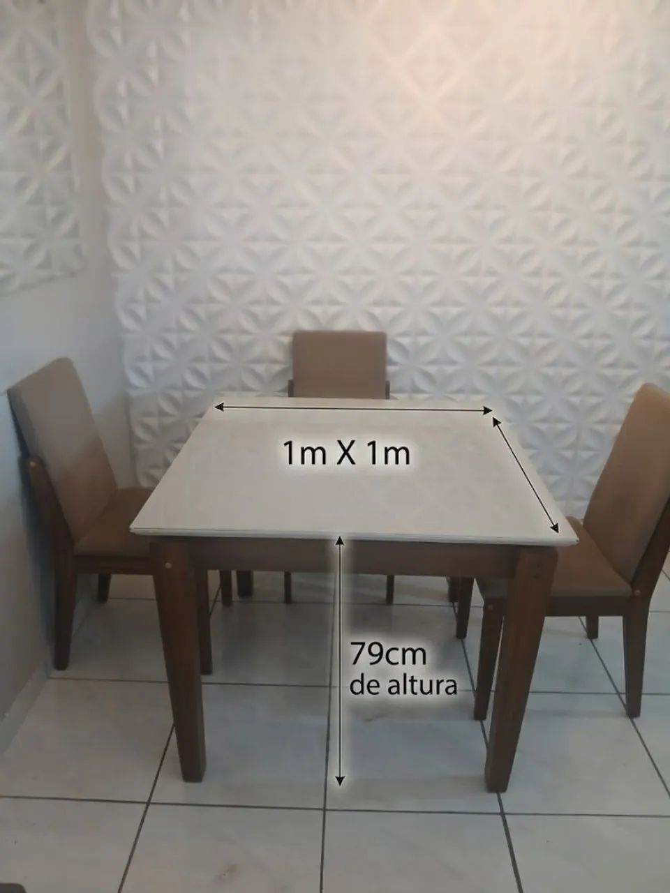 Mesa 4 lugares 