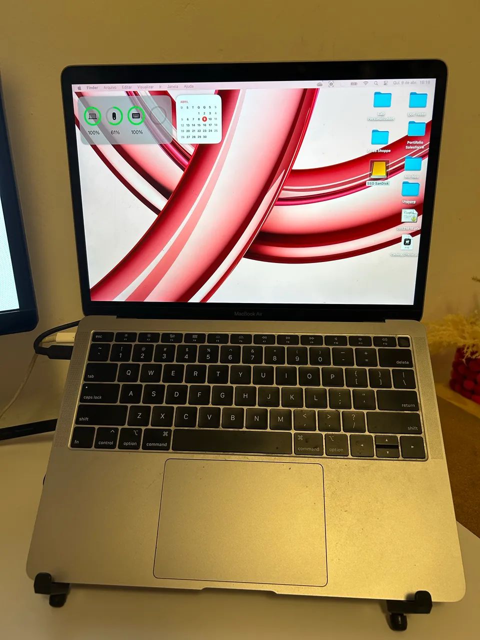 2018年 MacBook core i5 メモリ8GB SSD 128GB Macbook Air 2018, 13,3'' Core I5, 8gb, Ssd- 128gb- Cinza
