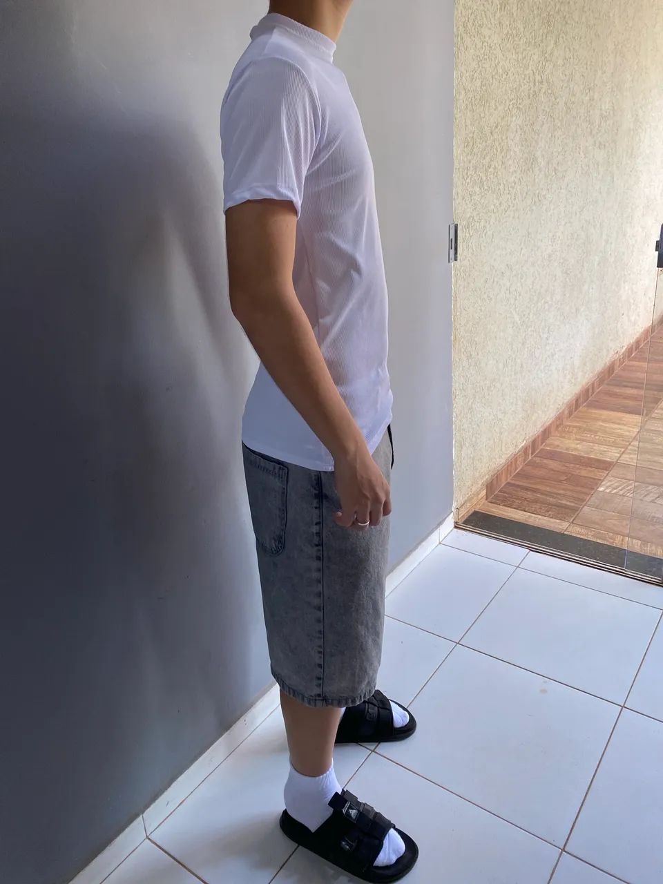 Camisa slim justinha(gringa canelada) - Foto 2