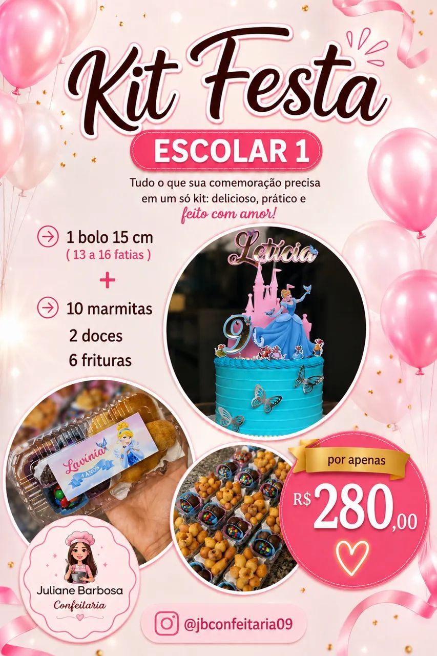 Kit festa escola / bolo para centro de mesa - Foto 2