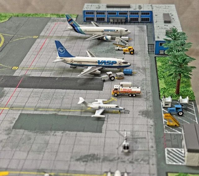 Maquete Diorama de Aeroporto Regional - Escala 1:400 - Foto 5