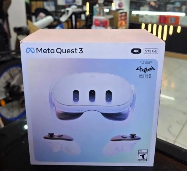 少*k様 【美品】 Quest 3 512GB 4K Meta Quest 3 512GB Branco - Tela 4K, Cameras Coloridas, Console